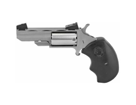 North American Arms Black Widow .22LR Revolver, 2" Barrel, Adjustable Sights, Silver - NAABWCA