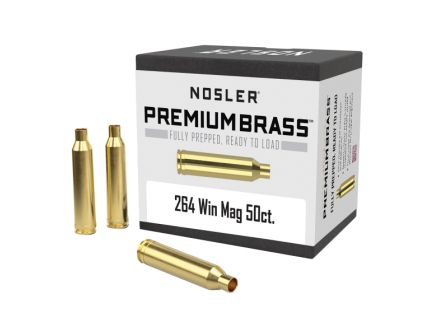 Nosler .264 Win Mag Large Rifle Premium Brass, 50rds