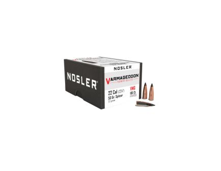 Nosler Varmageddon .22 Cal JPT FB Rifle Bullet, 50 gr 0.224" 100rds