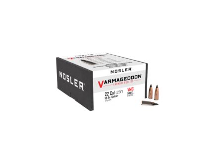Nosler Varmageddon .22 Cal JPT FB Rifle Bullet, 55 gr 0.224" 500rds