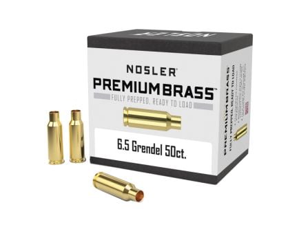Nosler 6.5 Grendel Small Rifle Premium Brass, 50rds