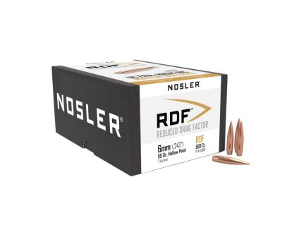 Nosler RDF 6mm HPBT Rifle Bullet, 115 gr 0.243" 500rds