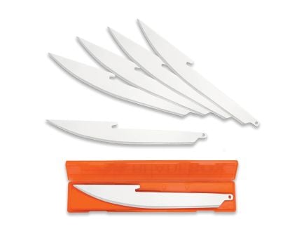 Outdoor Edge Edge Boning/Filet Blades, Plain Edge, 5" Blades, 420J2 Stainless Steel, 6 Pack