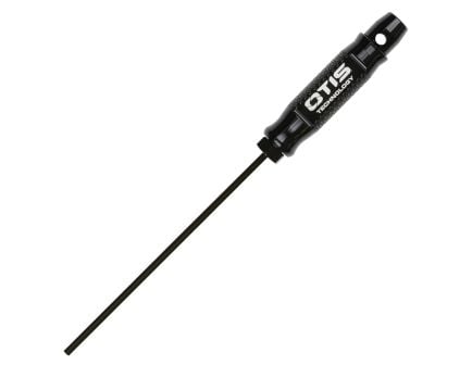 Otis .22 Cal #8-32 11" 1-Piece Cleaning Rod w/Rotating/Fixed Handle, Black