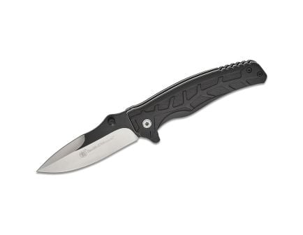 Smith & Wesson Extreme Ops Two-Tone Folding Knife Drop Point, Black