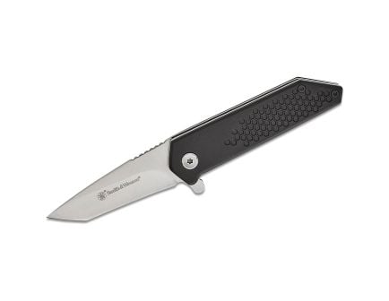 Smith & Wesson Extreme Ops Spring Assisted Folding Knife Tanto, Black