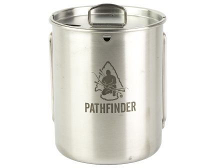 Pathfinder Folding Skillet and Lid, Stainless Steel, Locking Folding Handle