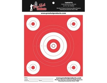 ProShot Bullseye Target, Orange/White