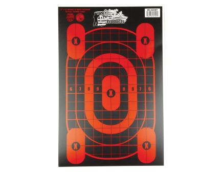 ProShot Silhouette Insert Defensive Tactical Training Target, Black/Red