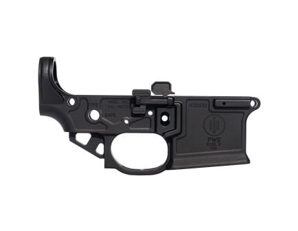Primary Weapons Systems MK1 5.56x45mm AR Lower, Black - 222M100SM1B
