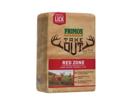 Primos Take Out Red Zone Mineral Lick Block, 4 lb Block
