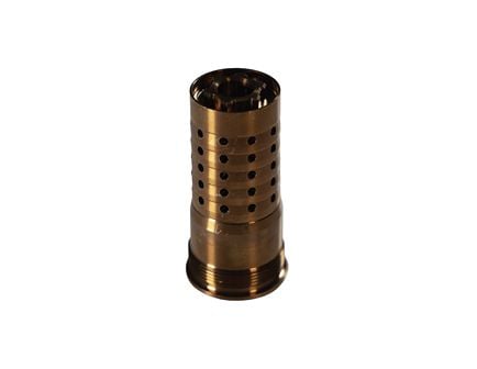 Q Cherry Bomb, Muzzle Brake, 8.6 Blackout, M18X1.5 Thread Pitch, Gold