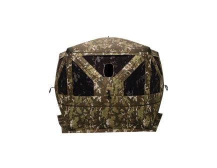 Barronett Blinds Pentagon Heavy-Duty 72" 2-Vertical Corner Hub Blind, Crater Harvest Camouflage