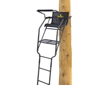 River's Edge Relax Wide Ladder Stand, Black 300 lb