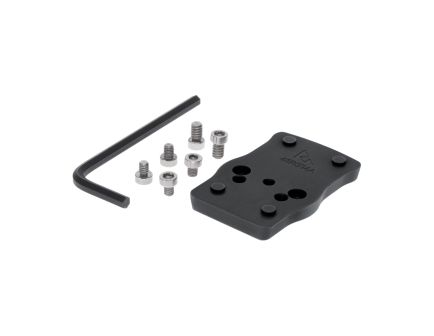 Rival Arms Slide Mounted Optics Adapter, Trijicon RMR to Shield Adapter, Black