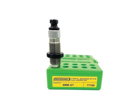 Redding Reloading Equipment 6mm GT Rifle Type-S Full-Length Bushing Die