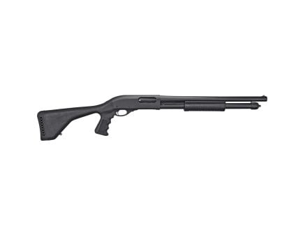 Remington 870 Tactical 12 Gauge Pump Action Shotgun, 18.5" Barrel, Black - R81205