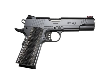 Remington .45 ACP 1911 Pistol, 5" Barrel, Adjustable Fiber Optic Sights, Black - R96328