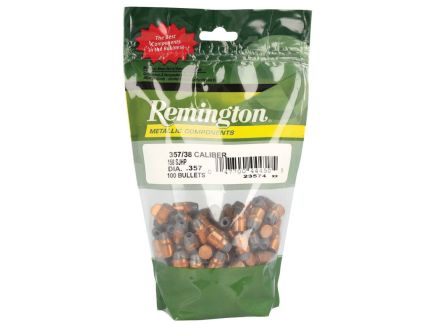 Remington .357 Cal/.38 Caliber JHP Pistol Bullet, 158 gr 100rds