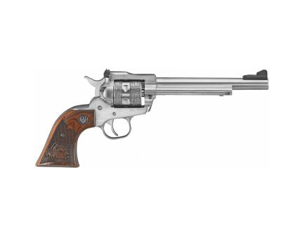 Ruger Single-Six .22LR Revolver, 6.5" Barrel, Adjustable Sights, Silver - 676