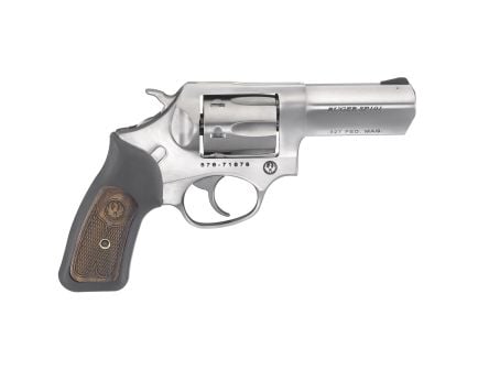 Ruger SP101 .327 Federal Mag Revolver, 3" Barrel, Fixed Rear & Black Ramp Sights, Silver - 5784