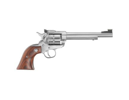Ruger Single-Six .22 WMR Revolver, 6.5" Barrel, Adjustable Fiber Optic Sights, Silver - 8150