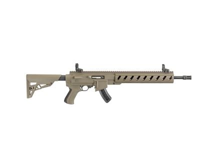 Ruger 45221 .22LR Semi-Auto Rifle, 16.12" Barrel, Black, Tan - 21144