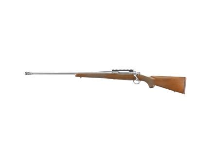 Ruger Hawkeye Hunter .300 Weatherby Mag Left Hand Bolt Action Rifle, 24" Barrel, Silver - 57121