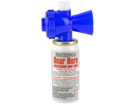 Sabre Alarm, Frontiersman Bear Horn w/ On/Off Locking Top to Prevent Accidental Deployment, Blue
