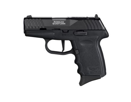 SCCY DVG-1 9mm Pistol, 3.1" Barrel, Blade Front/Adjustable Rear Sights, Black - DVG1CBBKRDR