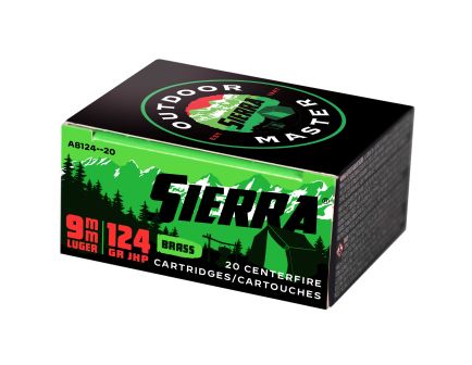 Sierra Outdoor Master .40 S&W Ammunition, 20 Rounds JHP 180Gr - A846028