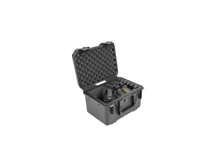 SKB iSeries 1510-9 16.25" x 13" x 10" 2-Pistol Case, Black