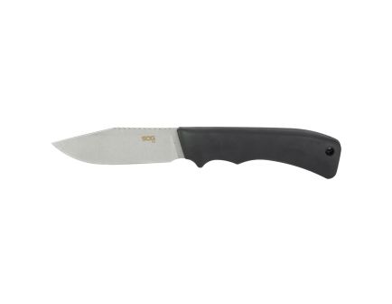 SOG Knives Ace 3.8" Clip Point Fixed Blade Knife, Silver - SOGACE1001CP