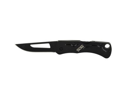 SOG Knives Centi II 2.1" Straight Back Folding Knife, Black - SOGCE1012CP