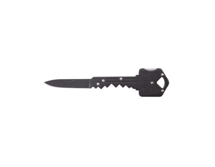 SOG Knives Key Knife 1.5" Drop Point Folding Knife, Black - SOGKEY101
