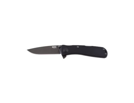 SOG Knives Twitch II 2.65" Drop Point Folding Knife, Black - SOGTWI12CP