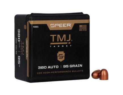 Speer TMJ .40 S&W FMJ Pistol Bullet, 180 gr 0.400" 400rds