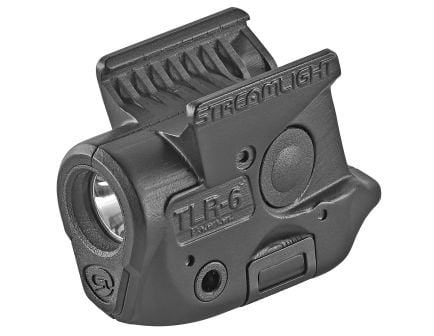 Streamlight TLR-6, Tac Light, for Sig P365, Black, 100 Lumens, Two 3V CR-1/3 N Lithium Batteries