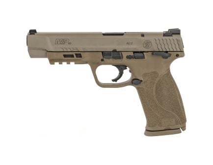 Smith & Wesson M&P 2.0 .40 S&W Pistol, 5" Barrel, Fixed Sights, Flat Dark Earth - 11595