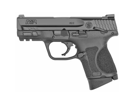 Smith & Wesson M&P 2.0 9mm Pistol, 3.6" Barrel, 3 Dot Sights, Black - 13010