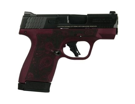 Smith & Wesson M&P9 Shield Plus 9mm 3.10" 10/13rds, Paisley Black Cherry