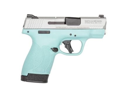 Smith & Wesson M&P9 Shield Plus 9mm 3.10" 13rds, Robin's Egg Blue