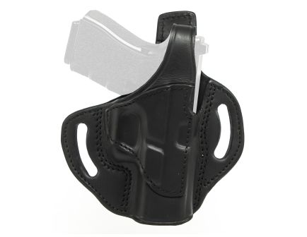 Tagua Standoff Thumb Break, OWB Belt Holster, fits S&W N Frame 4", Right Hand, Leather, Black