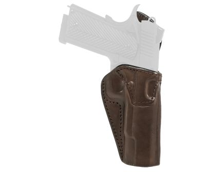 Tagua Clip On OWB Right Hand Belt Holster for Single Stack Pistols, Brown - TXCOOWB1012