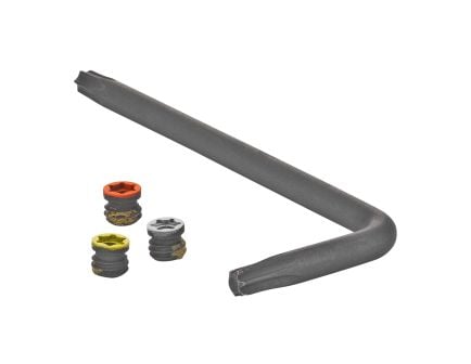Trijicon DI Night Sight Replacement Retainer's - 1 White, 1 Orange, 1 Yellow, T10 Torque L-Key