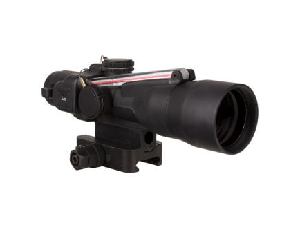 Trijicon ACOG, 3X30mm, Dual Illuminated Red Chevron .233/62 Grain, Includes Q-LOC Mount, Black