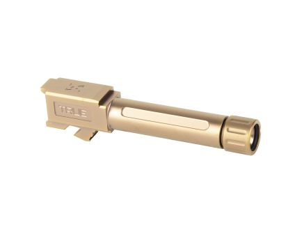 True Precision Threaded Barrel, 9mm, for Glock 26, Copper TiCN Finish, Includes Thread Protector