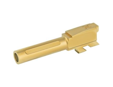 True Precision Barrel, 9mm, Gold Titanium Nitride, Fits Glock 43/43X