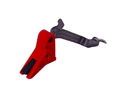 True Precision Axiom Trigger & Trigger Bar, Black with Red Safety, For Glock 43/43X/48
