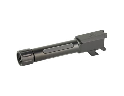 True Precision Threaded Barrel 9mm for Springfield Hellcat, Black - TPSHCBXTBC